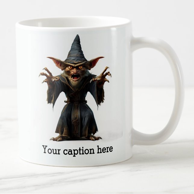 Sinister Goblin Wizard Summoner Kaffeetasse (Von Creator hochgeladen)