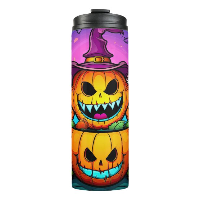 Sinister Jack-O-Lantern Thermosbecher (Vorderseite)