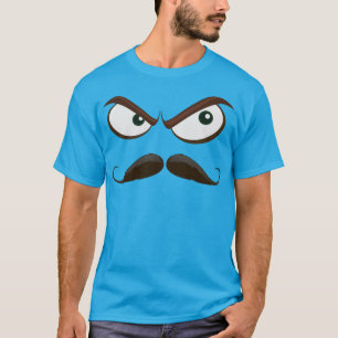 Sinister Mustache Emoji T - Shirt
