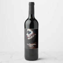 Sinister Sip - Halloween Wine Label von STUDIO 69
