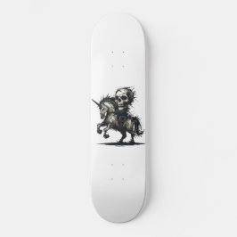 Sinister Skull Unicorn Ride Skateboard