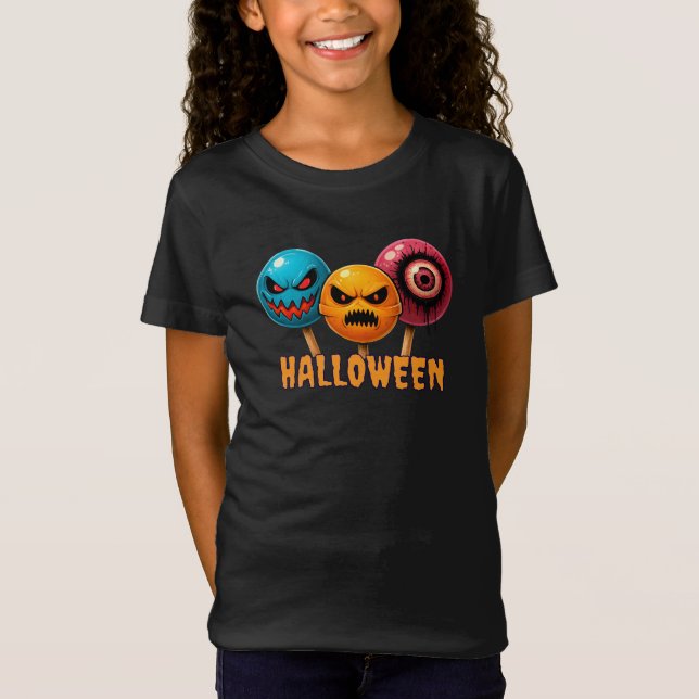 Sinister Süßigkeiten Halloween T-Shirt (Vorderseite)