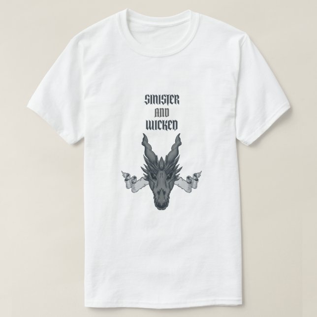 Sinister und Wicked T-Shirt (Design vorne)