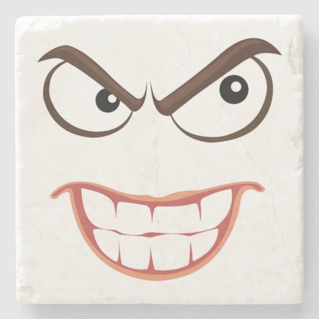 SINISTERGESICHT STEINUNTERSETZER (Vorderseite)