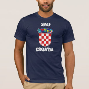 Sinj, Kroatien mit Wappen T-Shirt