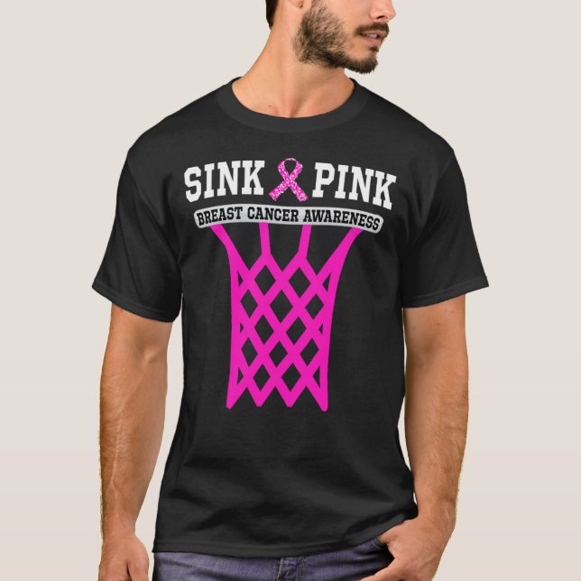 Sink Pink Brustkrebs Bewusstsein Essenziell T-Shir T-Shirt (Vorderseite)
