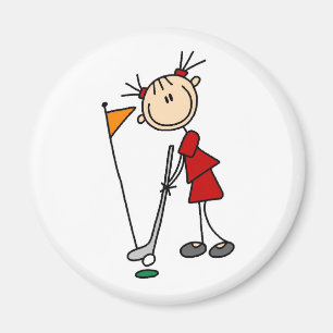 Sinken des Schlags von der grünen Tasche Magnet