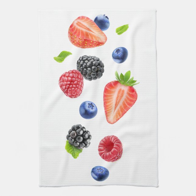 Sinkende Beeren Handtuch (Vertikal)