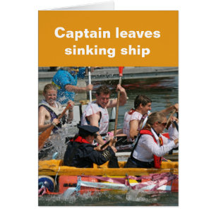 Sinkende Schiffskarte