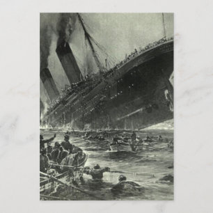 Sinking RMS Titanic Einladung