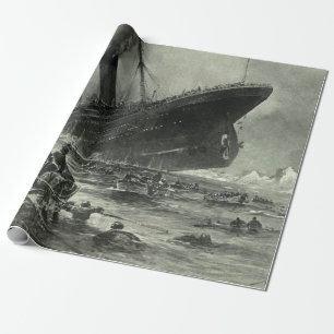 Sinking RMS Titanic Geschenkpapier