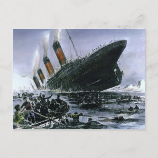 Sinking RMS Titanic Postkarte