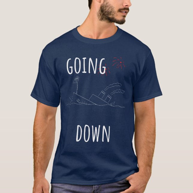 Sinking Ship (Abfahrt) T-Shirt (Vorderseite)