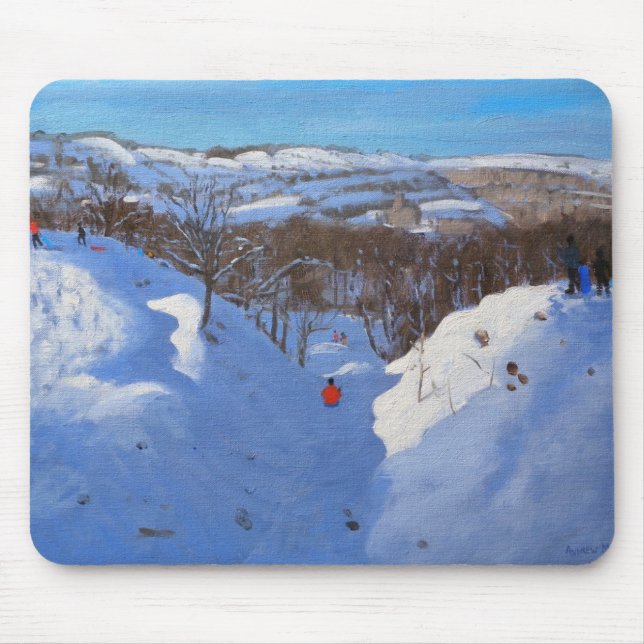Sinkkasten-schwarze Felsen Derbyshire 2009 Mousepad (Vorne)