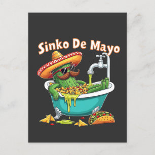 Sinko de Mayo"Funny Cinco de Mayo Cactus Feiertagspostkarte