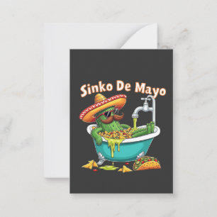 Sinko de Mayo"Funny Cinco de Mayo Cactus Mitteilungskarte