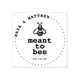 Sinn für Honey Bee Wedding Gummistempel