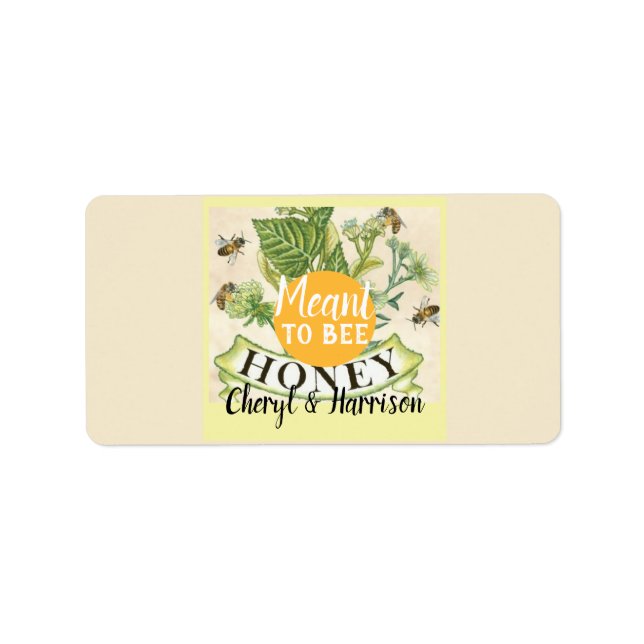 Sinn für Honigtopf Adressaufkleber (Vorne)