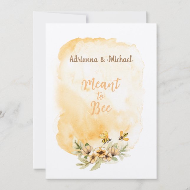 Sinn für Niedliche erschwingliche Hochzeitseinladu Einladung (Vorderseite)