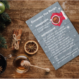 Sinnamon Tea Rezept Weihnachtsküche Handtuch