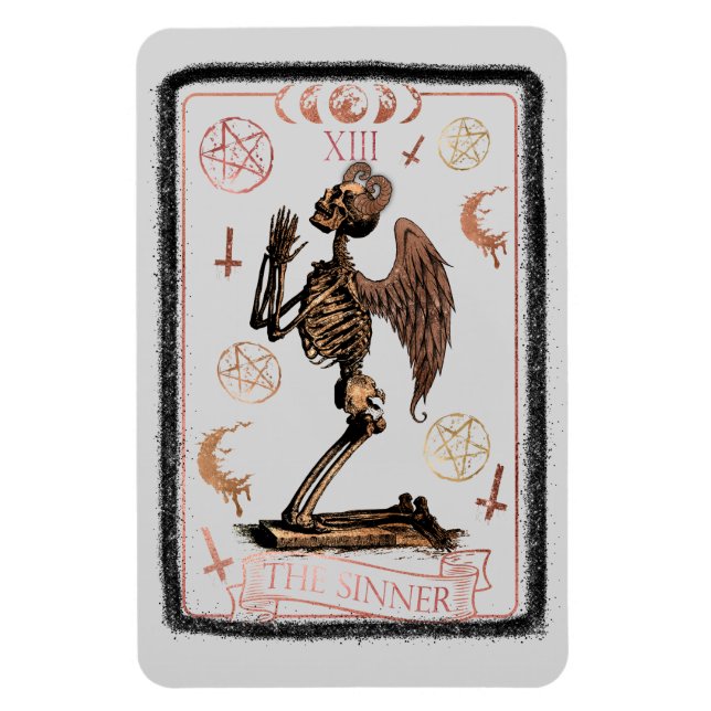 Sinner-Tarot-Karte Magnet (Vertikal)