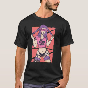 Sinners nicht heute Jesus Gothic Girl Satanism Teu T-Shirt