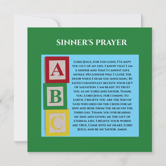 SINNERS PRAYER (Vorderseite)