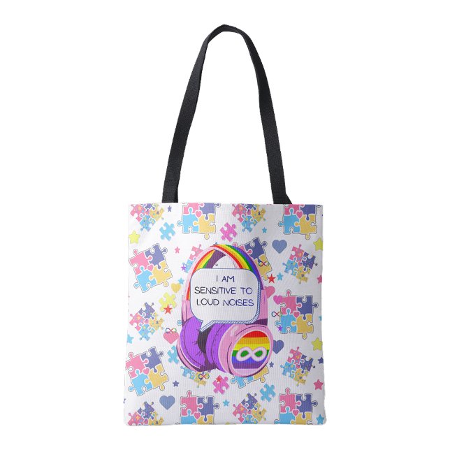 Sinnesfreundliche Tragetasche – Bewusstsein und Un (Sensory Friendly Tote Bag – Awareness & Support)