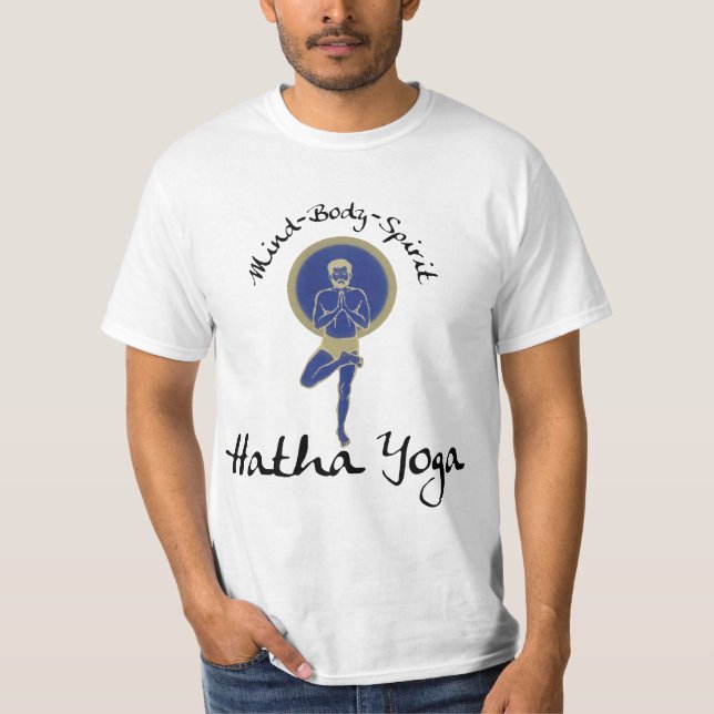 Sinneskörper-Geist Hatha Yoga-T - Shirt (Vorderseite)