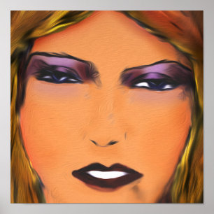 Sinnliche Frauenskizze Poster