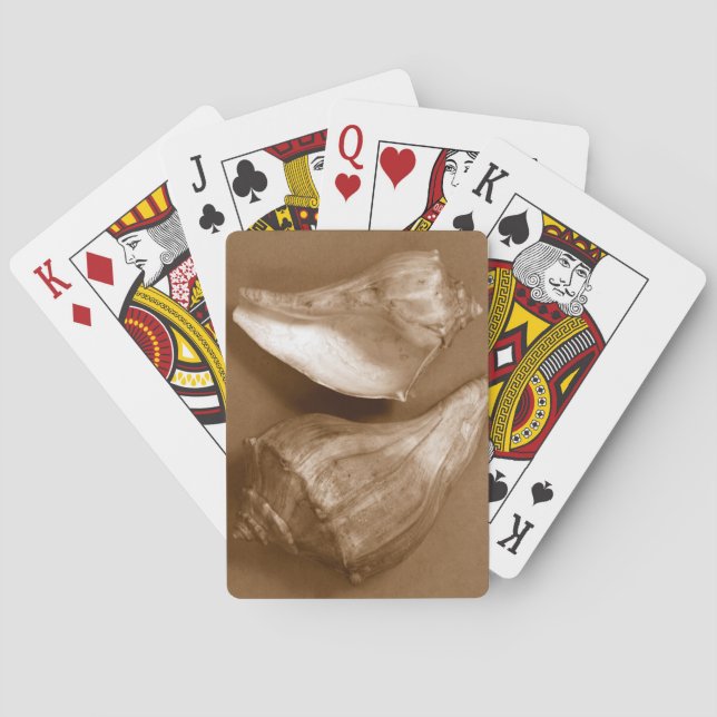 Sinnliche Muscheln Spielkarten (Rückseite)