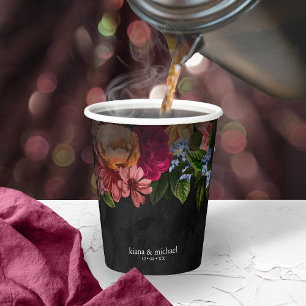 Sinnliche Nächte Blumenhochzeit V2 ID829 Pappbecher