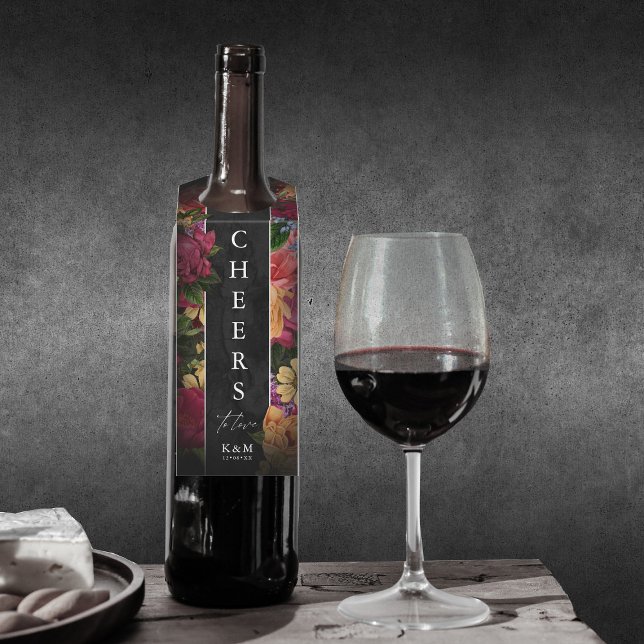 Sinnliche Nächte Blumenzauber auf Liebe ID829 Flaschenanhänger (Wine Bottle In Situ)