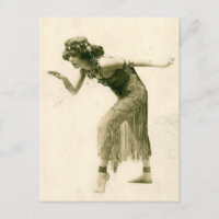 Sinnliche Vintage-Flapper-Tänzerin La Sylphe