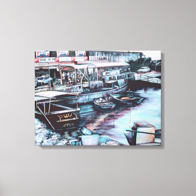 Sinnlicher Vorlauf zur Abenddämmerung, Jaffe, Isra Leinwanddruck (Vorderseite)