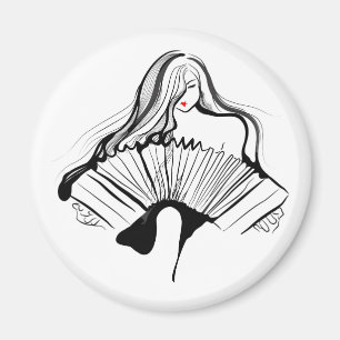 Sinnliches Bandoneon Magnet