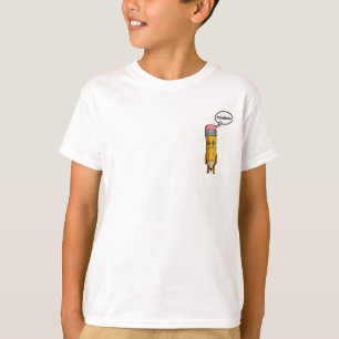 Sinnloser Bleistift Trauriger Gedanke Blase Kinder T-Shirt