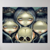 Sinnloser Prophezeiender ART PRINT Hexensurrealism