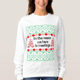 Sinnloses Meeting Survivor Ugly Sweater - Sweatshirt