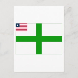 Sinoe Landkreis Flag Postkarte