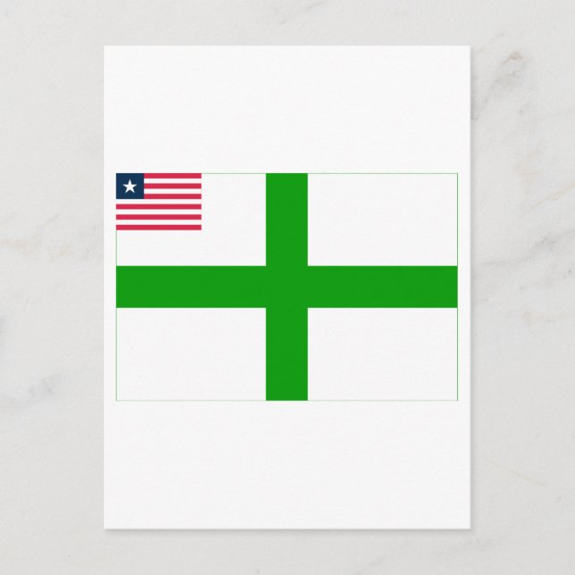 Sinoe Landkreis Flag Postkarte (Vorderseite)