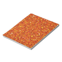 Sinopia Orange Glitzer Notizblock