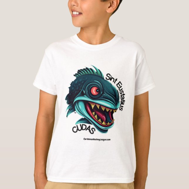 Sint Eustatius Cudas - CaribbeanHockeyLeague.com T-Shirt (Vorderseite)
