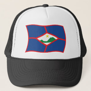 Sint Eustatius Flag Hat Truckerkappe