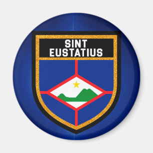 Sint Eustatius Flagge Magnet