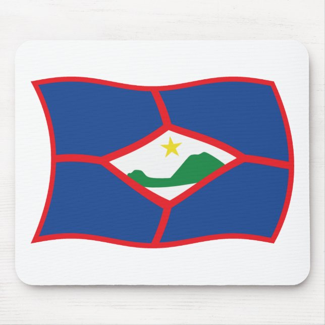 Sint-Eustatius-Flagge-Mauspad Mousepad (Vorne)