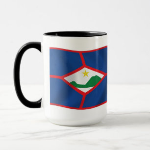 Sint-Eustatius-Flagge Tasse