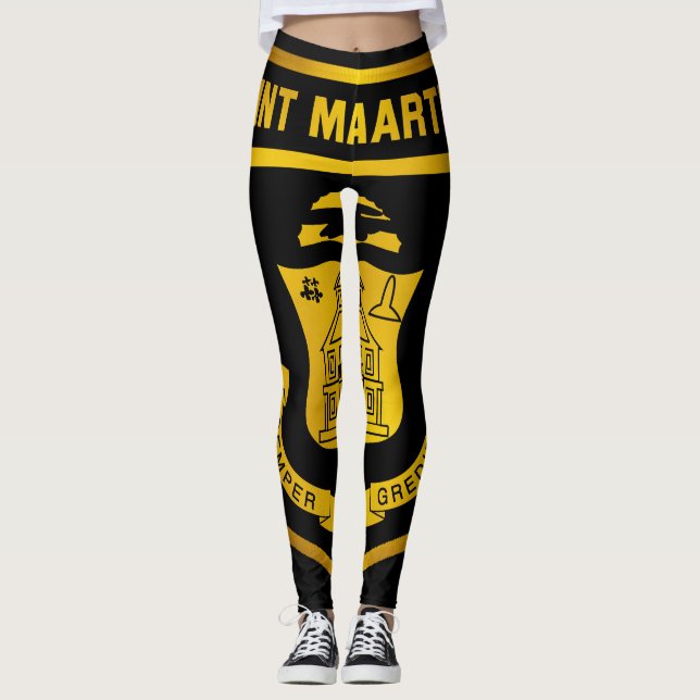 Sint Maarten Emblem Leggings (Vorderseite)