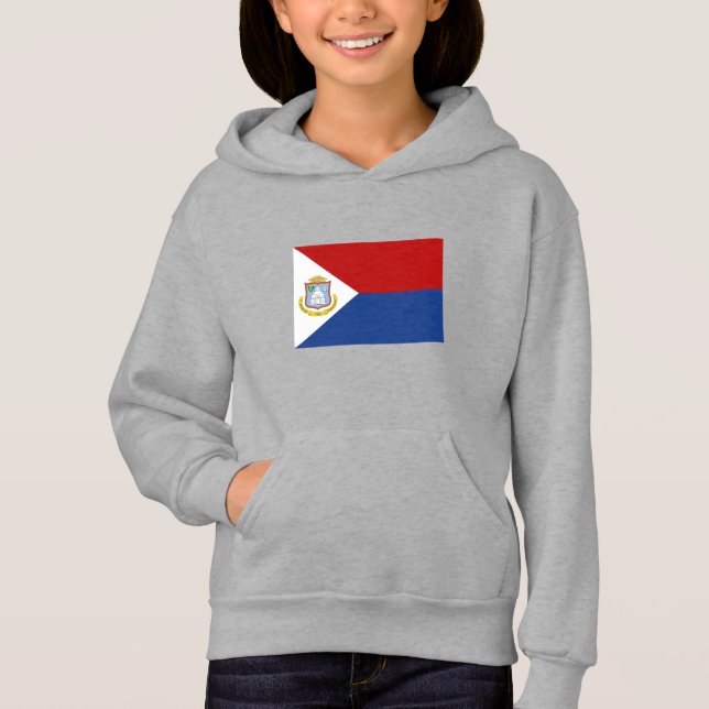 Sint Maarten Flag Hoodie (Vorderseite)