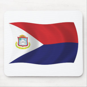Sint Maarten Flag Mousepad